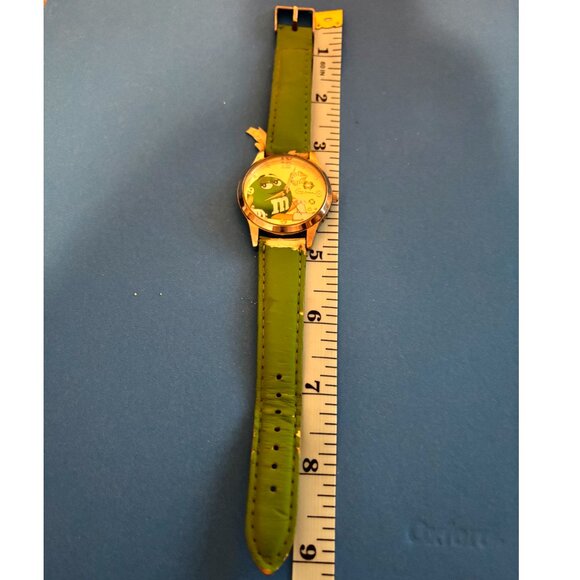 Mars M&M 2008 Green M&M watch FSC3262131 green straps metal bezel stainless back - Picture 7 of 7